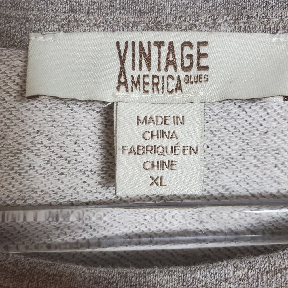 Vintage America Blues embellished french Terry XL - Picture 4 of 8